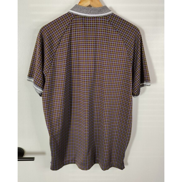 Footjoy x Todd Snyder Size Large Performance Stretch Golf Polo Check Shirt - Picture 3 of 8